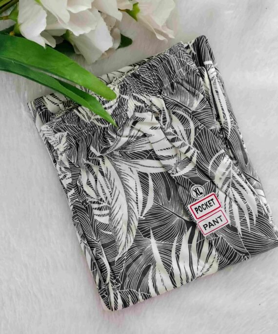 Women's | Pyjama | B&W Leaf