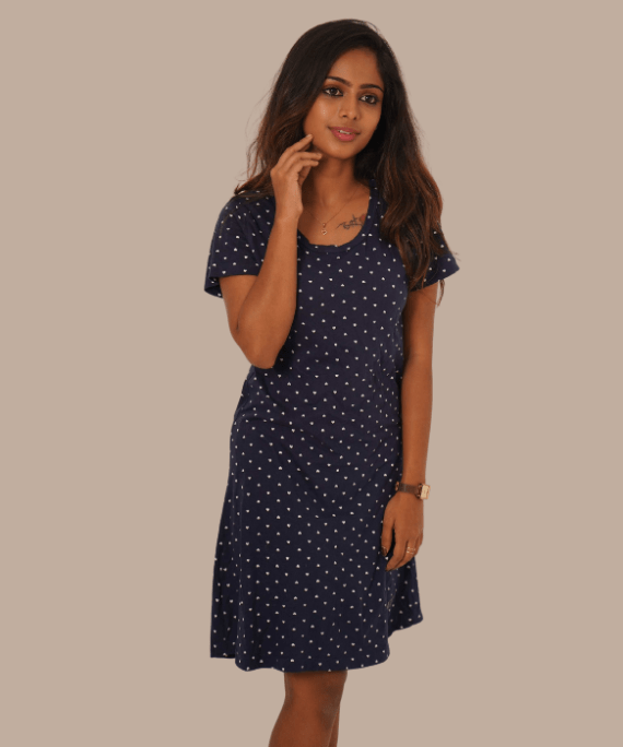 Women's | Long tunics | Navy Print