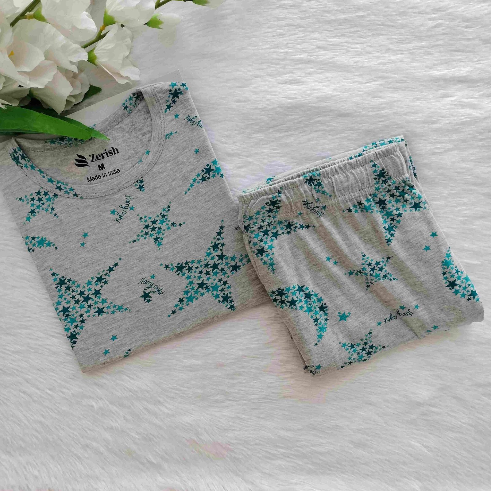 Women's | Co-ord Pyjama set | Melange star