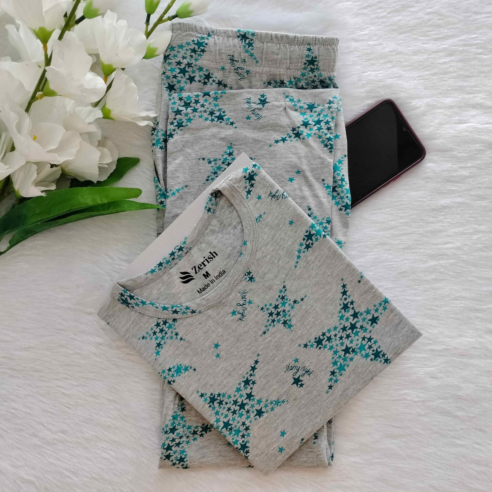 Women's | Co-ord Pyjama set | Melange star