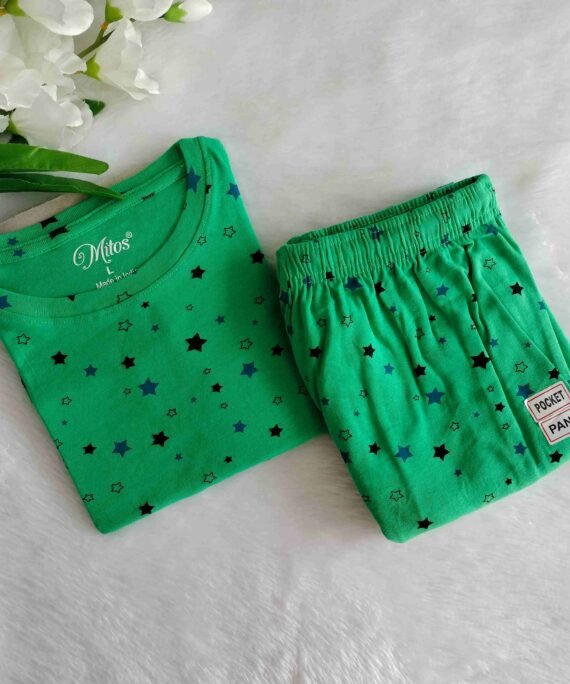 Women's | Co-ord Jogger set | Green Star