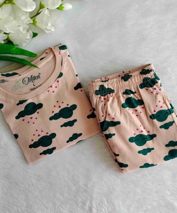 Women's | Co-ord Jogger set | Peach Clouds