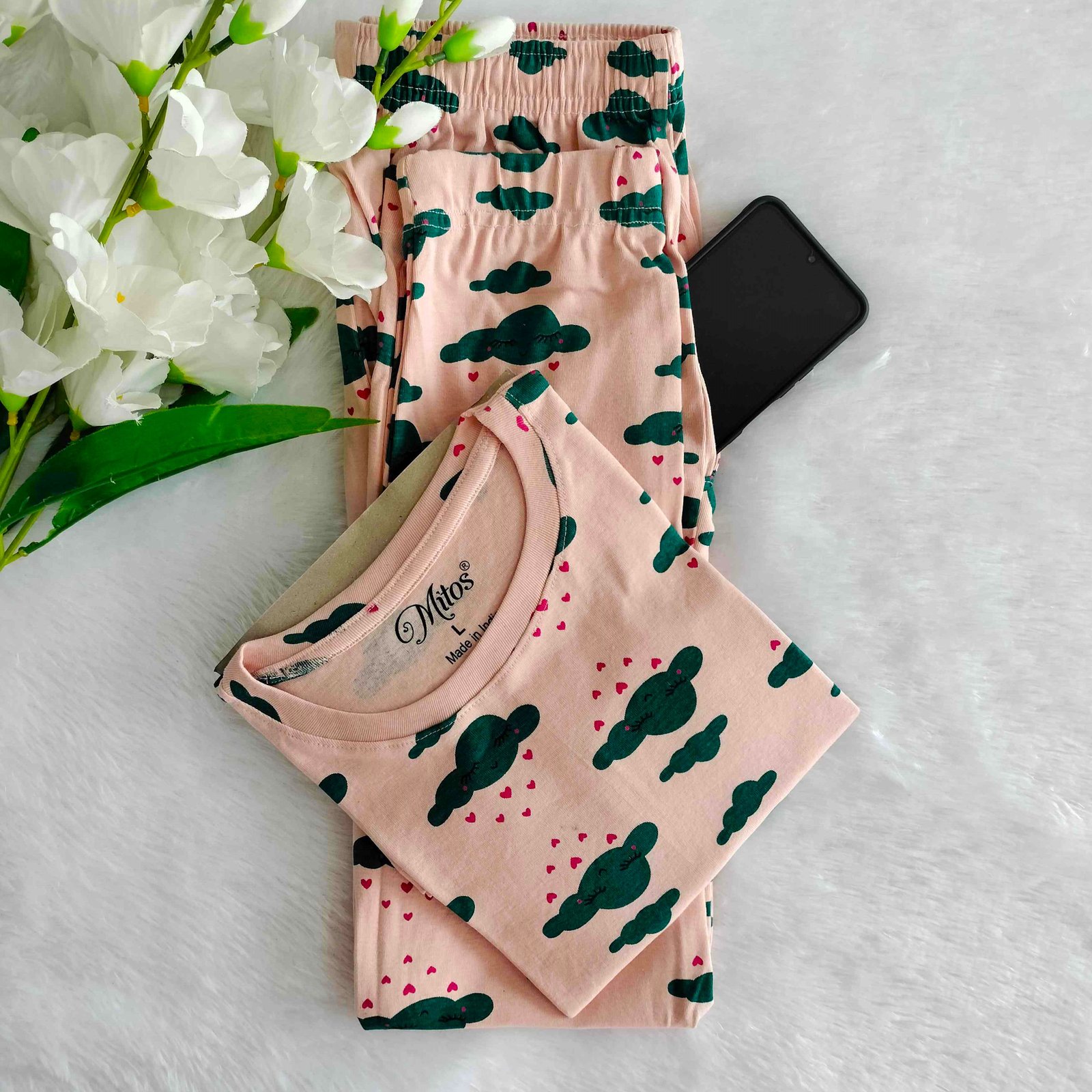 Women's | Co-ord Jogger set | Peach Clouds