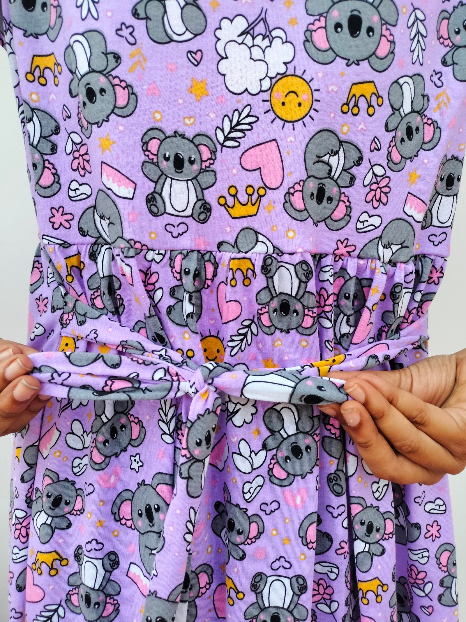 Women's | Zipless Feeding/Maternity Maxi | Purple Teddy