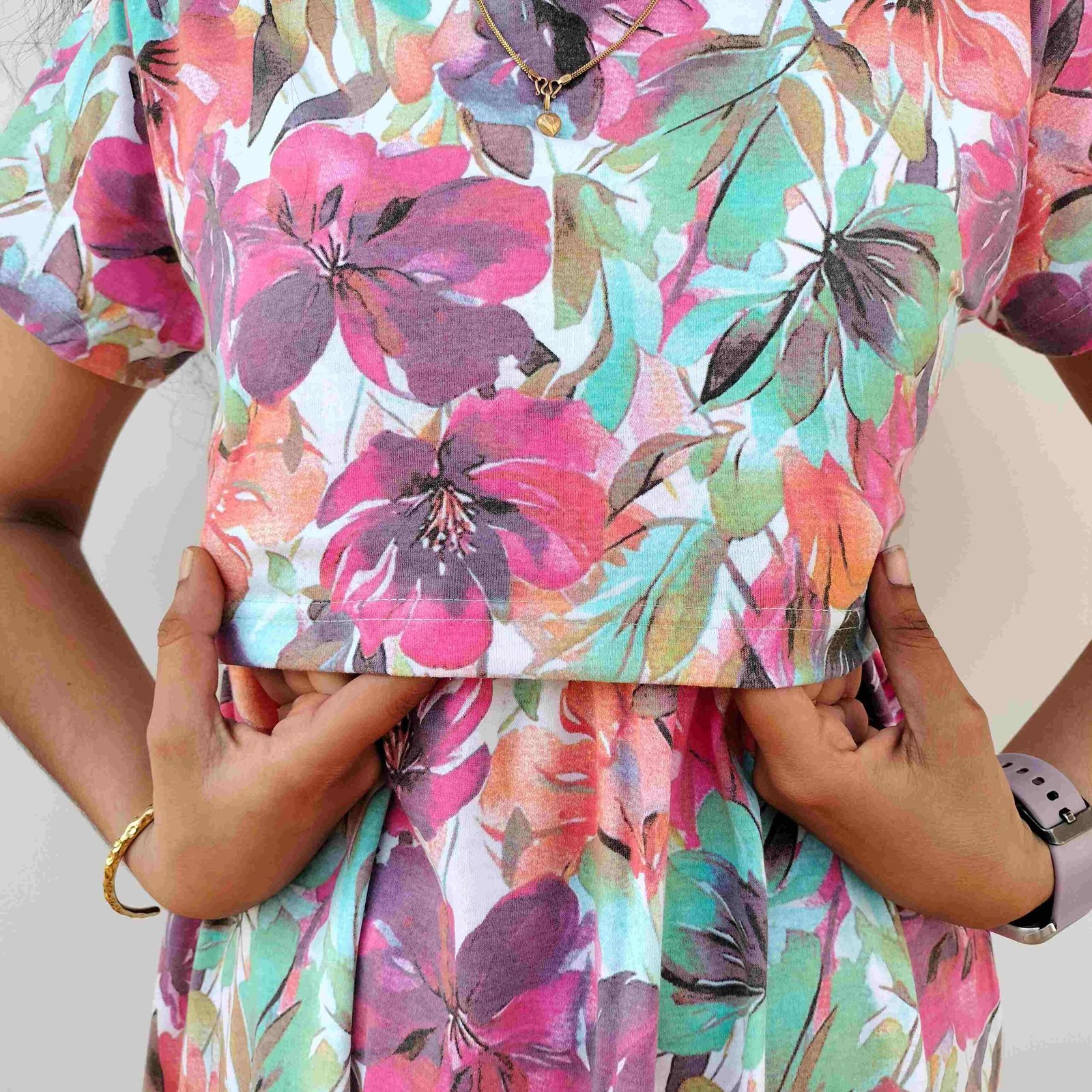 Women's | Zipless Feeding/Maternity Maxi | Multicolour Flower