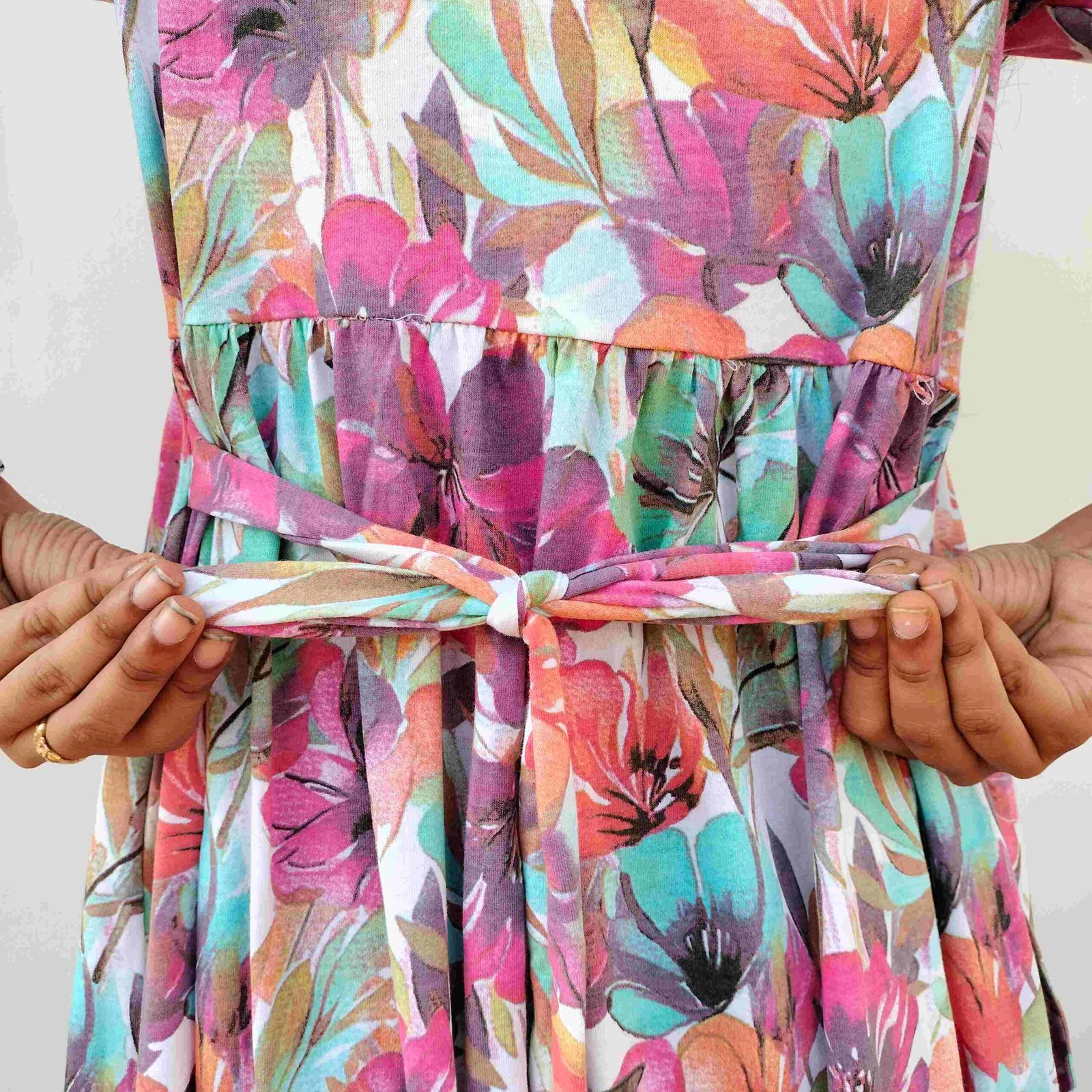 Women's | Zipless Feeding/Maternity Maxi | Multicolour Flower