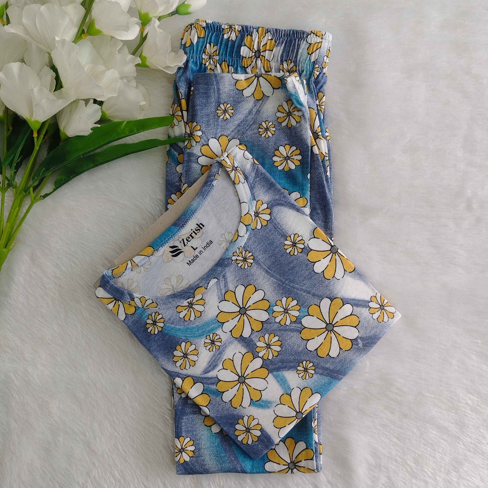 Women's | Co-ord Pyjama set | Blue Spring